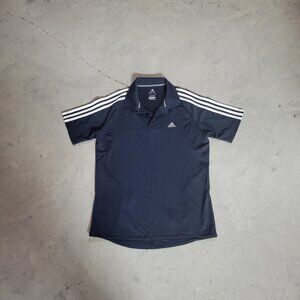 Adidas Climalite Navy/White sports polo